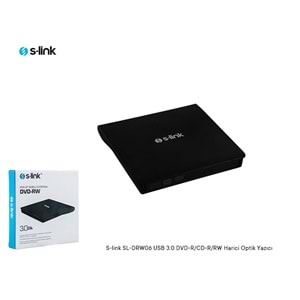 S-link SL-DRW06 USB 3.0 DVD-R/CD-R/RW Harici Optik Yazıcı