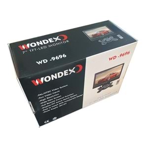 Wondex WD-9696 7 İnç TFT LCD Araç İçi Oto Monitör