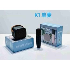 Oem K1 Yeni Stil Taşınabilir Karaoke bluetooth Mikrofonlu Hoperlör