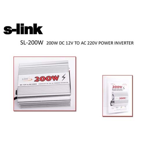 S-link SL-200W 200W Çakmaktan Power İnverter