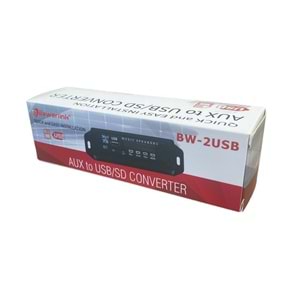 Bawerlink BW-2USB USB/TF/FM/AUX/BT 12V Oto Teyp Çevirici
