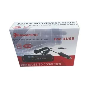 Bawerlink BW-4USB USB/TF/FM/AUX/BT 12V Oto Teyp Çevirici