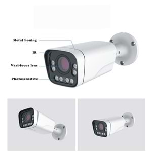 Bawerlink BW-3040 2Mb Warm Led 1080P AHD Güvenlik Kamera metal kasa