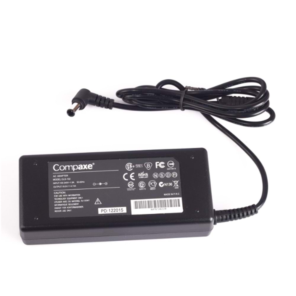 Compaxe CLS-102 19.5/4.74A 6.5*4.4 (Sony) Notebook Adaptör