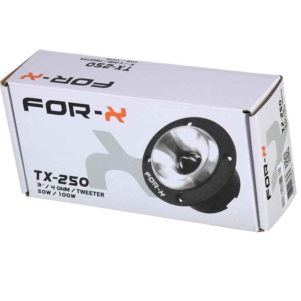 For-X TX-250 3,2 NEO 100 Watt 4 Ohm Oto Tweeter