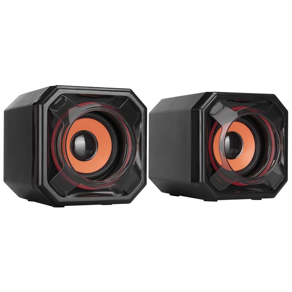Mikado MD-177 2.0 5W * 2 Yeşil/Siyah Super Bass USB Speaker