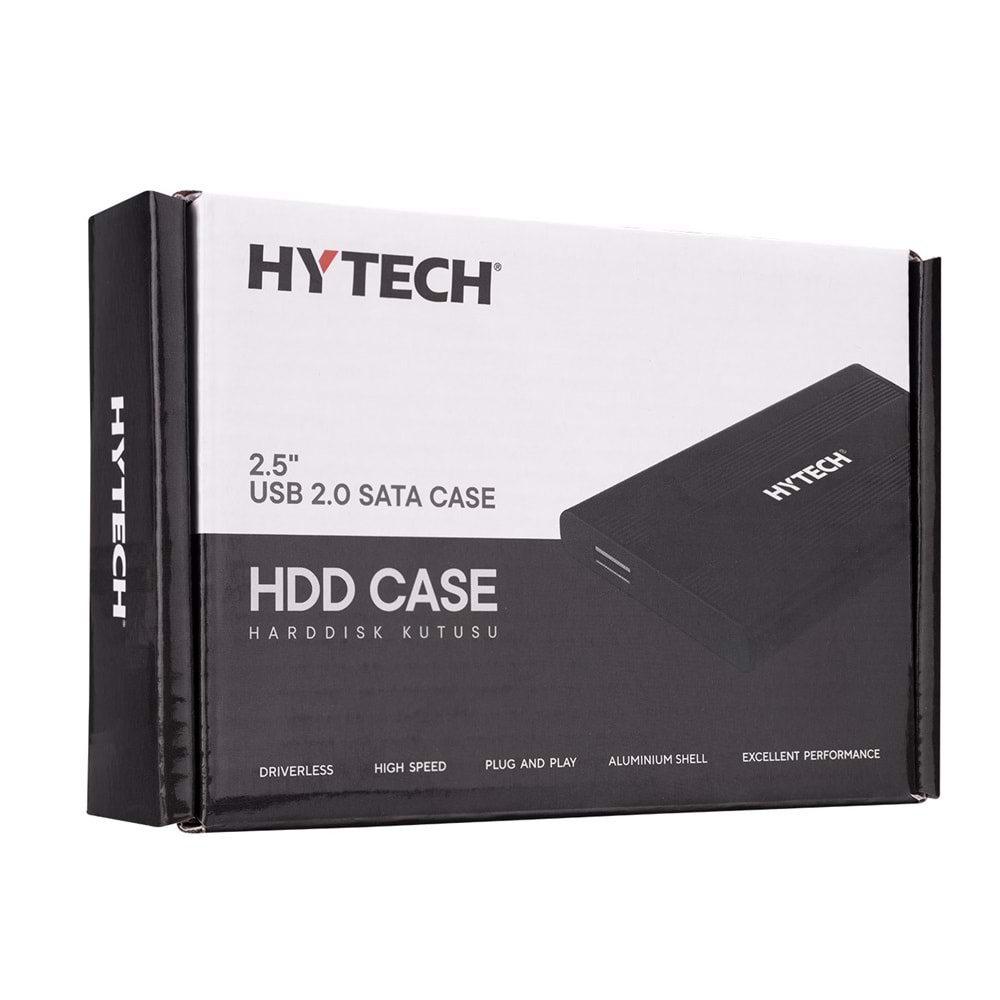 Hytech HY-HDC20 2.5 USB 2.0 SATA Harddisk Kutusu Siyah