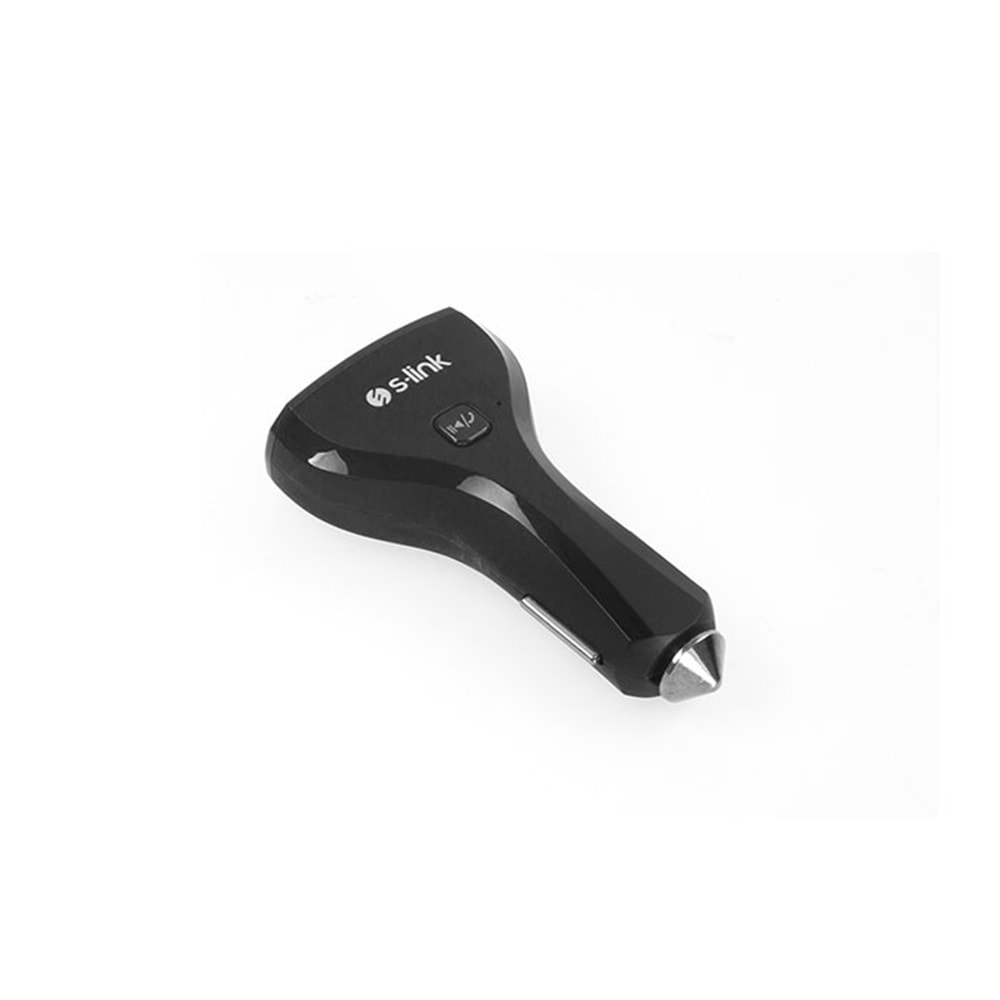 S-link SL-BT30 MP3 Usb+Bluetooth Destekli 2*Usb 2.1A Fm Transmitter