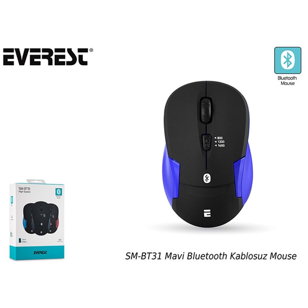 Everest SM-BT31 Bluetooth Kablosuz Mouse
