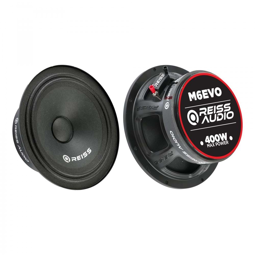 Reıss Audıo RS-M6EVO 16 cm 400 Watt 2li Mıdrange Oto Hoparlör