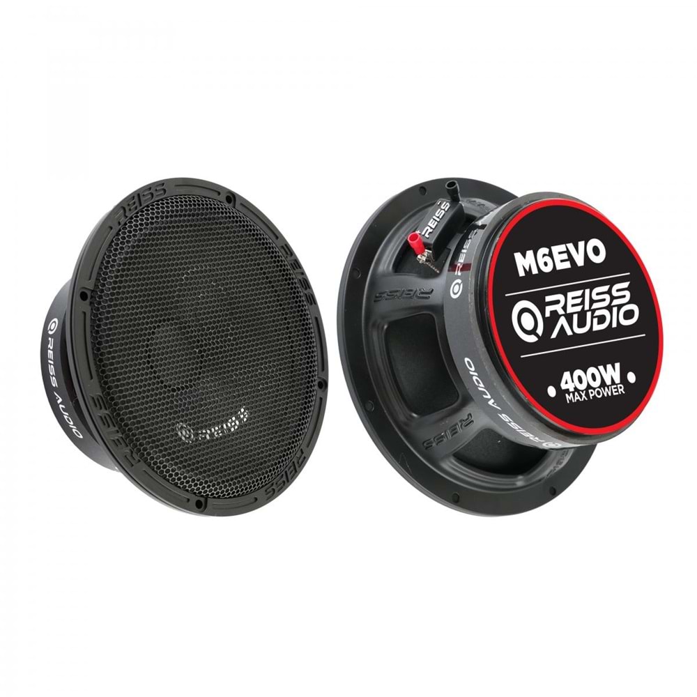 Reıss Audıo RS-M6EVO 16 cm 400 Watt 2li Mıdrange Oto Hoparlör