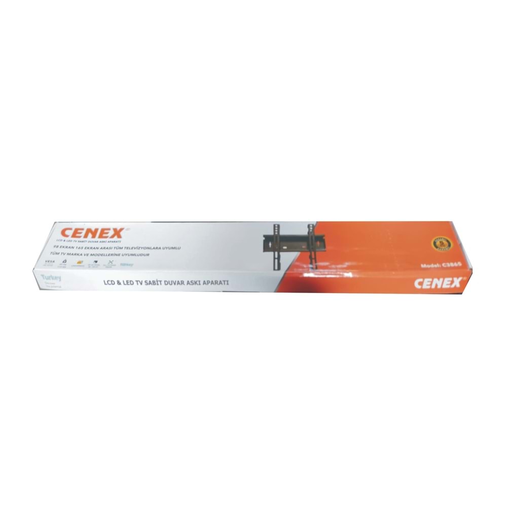 Mod MS-70 32-65 Arası Sabit TV Askı Aparatı 82-165 CM