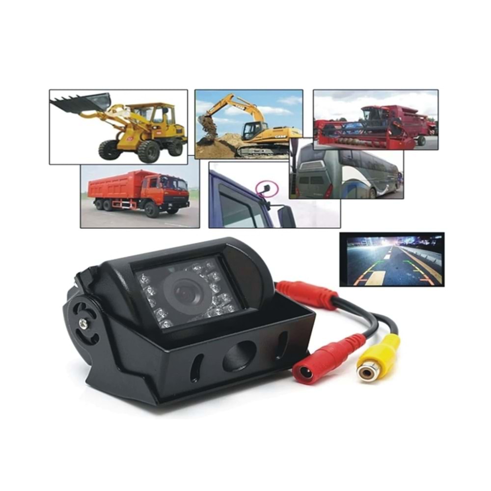 Wondex WD-38 Kamyon İş Makinesi Arka Büyük Kasa Gece Görüşlü Kamera