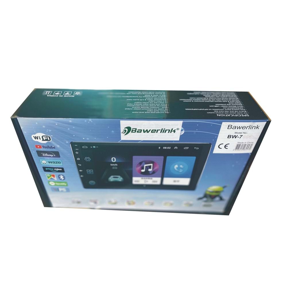 Bawerlink BW-7300 10 Inc Androıd 10 T3 2+16 Gb+Carplay Multimedıa