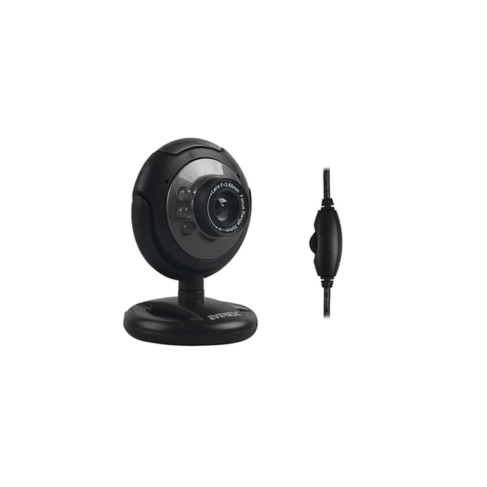 Everest SC-824 300K Usb Mikrofonlu Görüş Ledli Webcam Pc Kamera