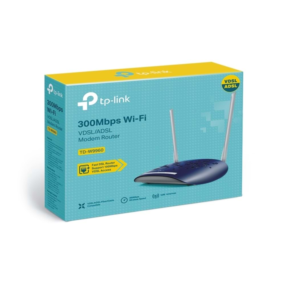 Tp-link TD-W9960 300Mbps Wireless N VDSL/ADSL Modem Router