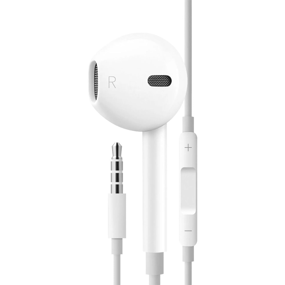 Powerway EARVOX Iphone 3.5 Mm Jack Girişli Mikrofonlu Kablolu Kulaklık Tüm Cihazlara Uyumlu Stereo