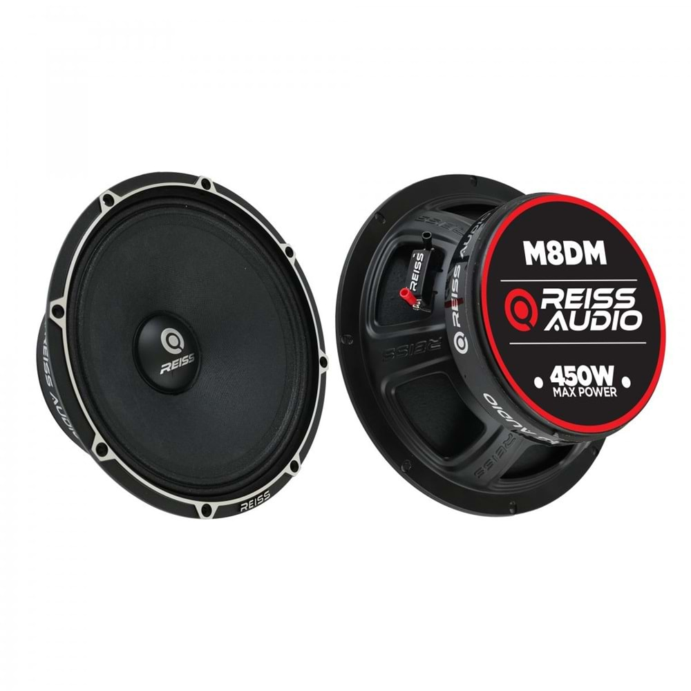 Reıss Audıo RS-M8DM 20 cm 450 Watt Mıdrange Oto Hoparlör