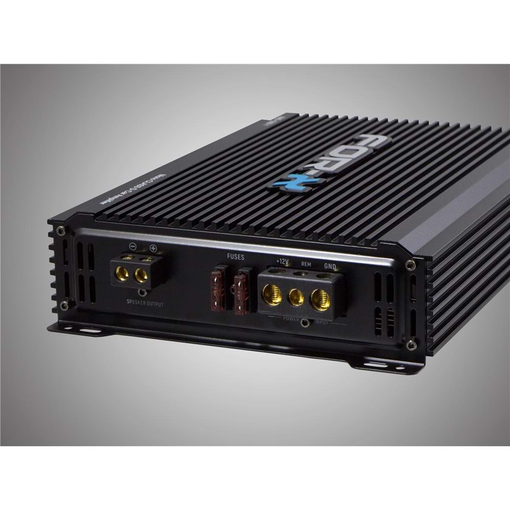 For-X XAE-1200.1 1200Watt Rms Bass Kontrollü Mono Oto Anfi