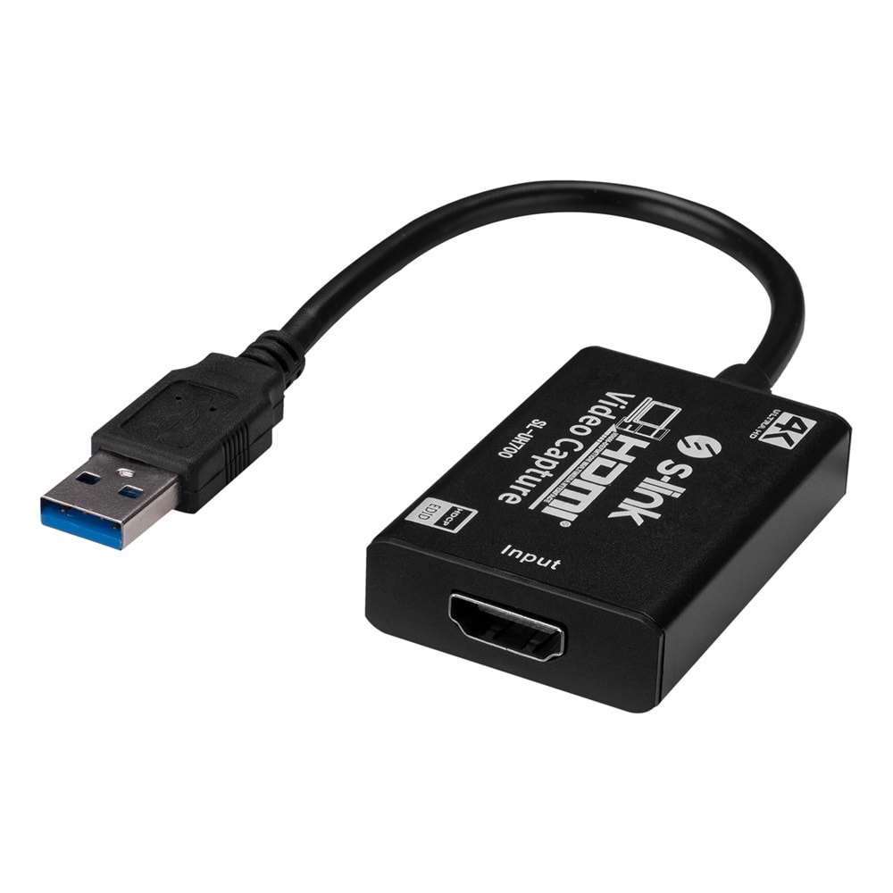 S-link SL-UH700 Siyah USB 3.0 To HDMI Video Yakalayıcı (Capture) Konnektör