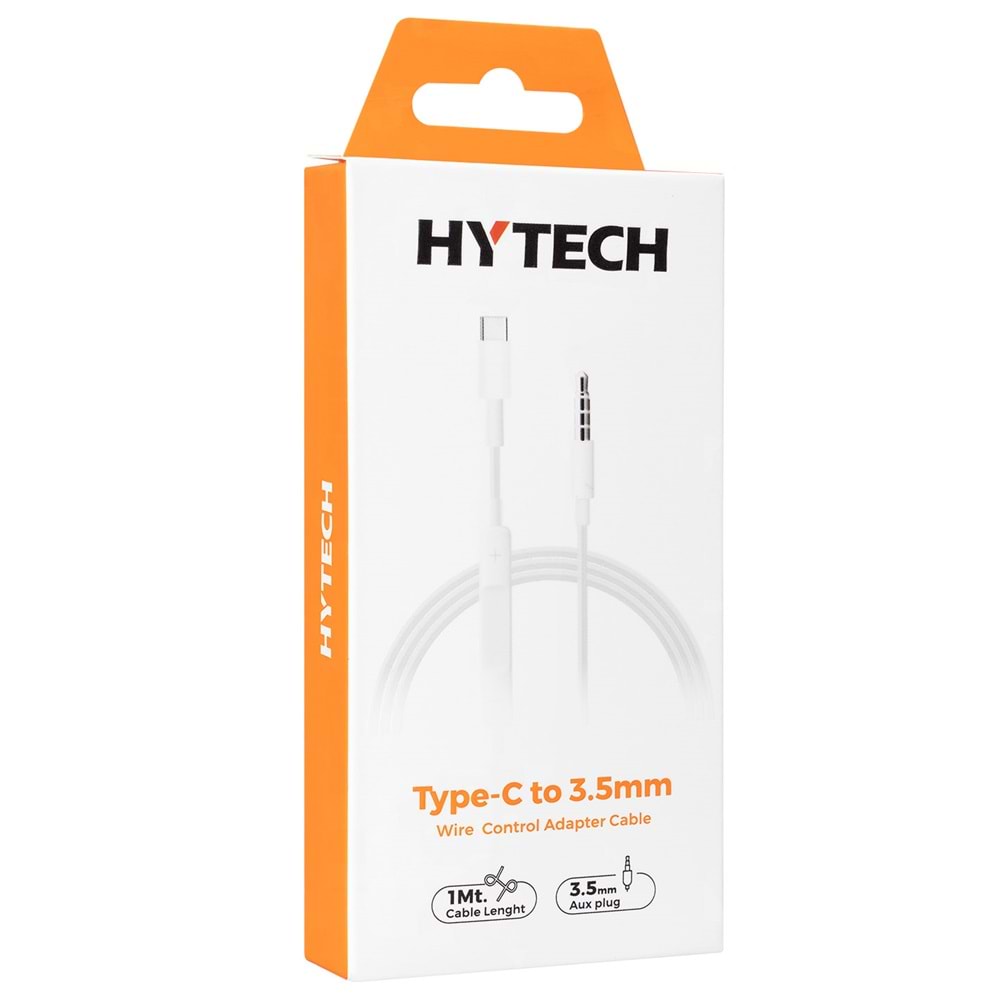 Hytech HY-XKO60 1m 3.5mm to TypeC Ses Kablosu