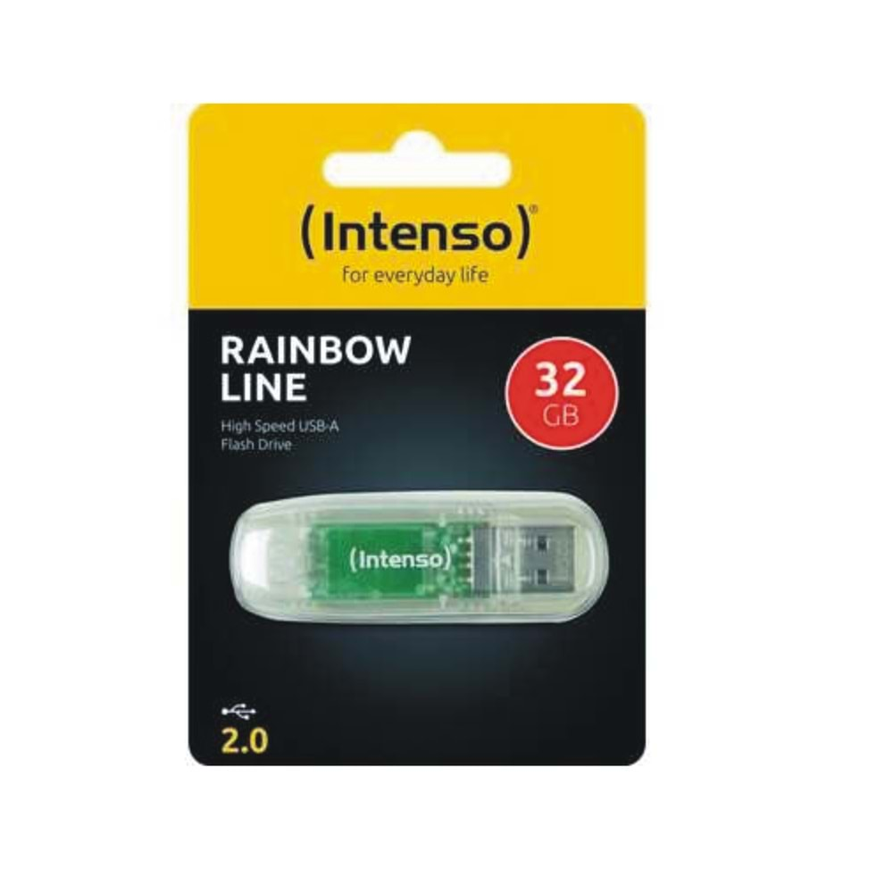 Rainbow Line INTENSO 32 GB USB 2.0 Flash Bellek