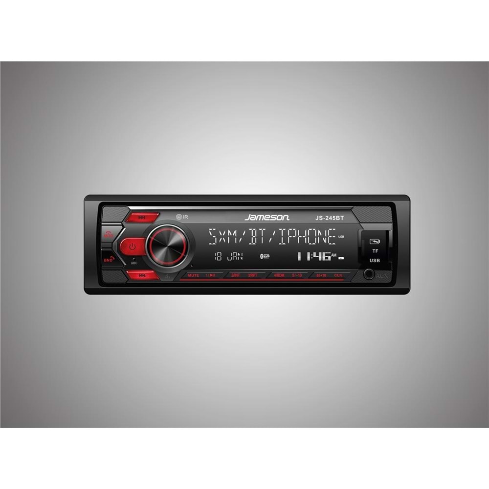 Jameson JS-245BT Lcd Screen Bluetooth Çift USB/SD/FM Oto Teyp