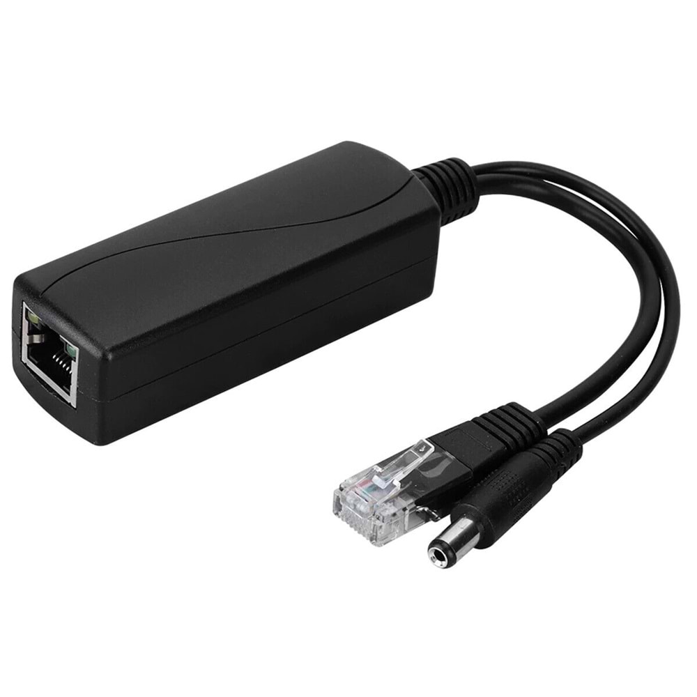 Bawerlink LS-POE-1210EL 48V IP Kamera İçin Actıve POE Enjektör POE Adaptör Set