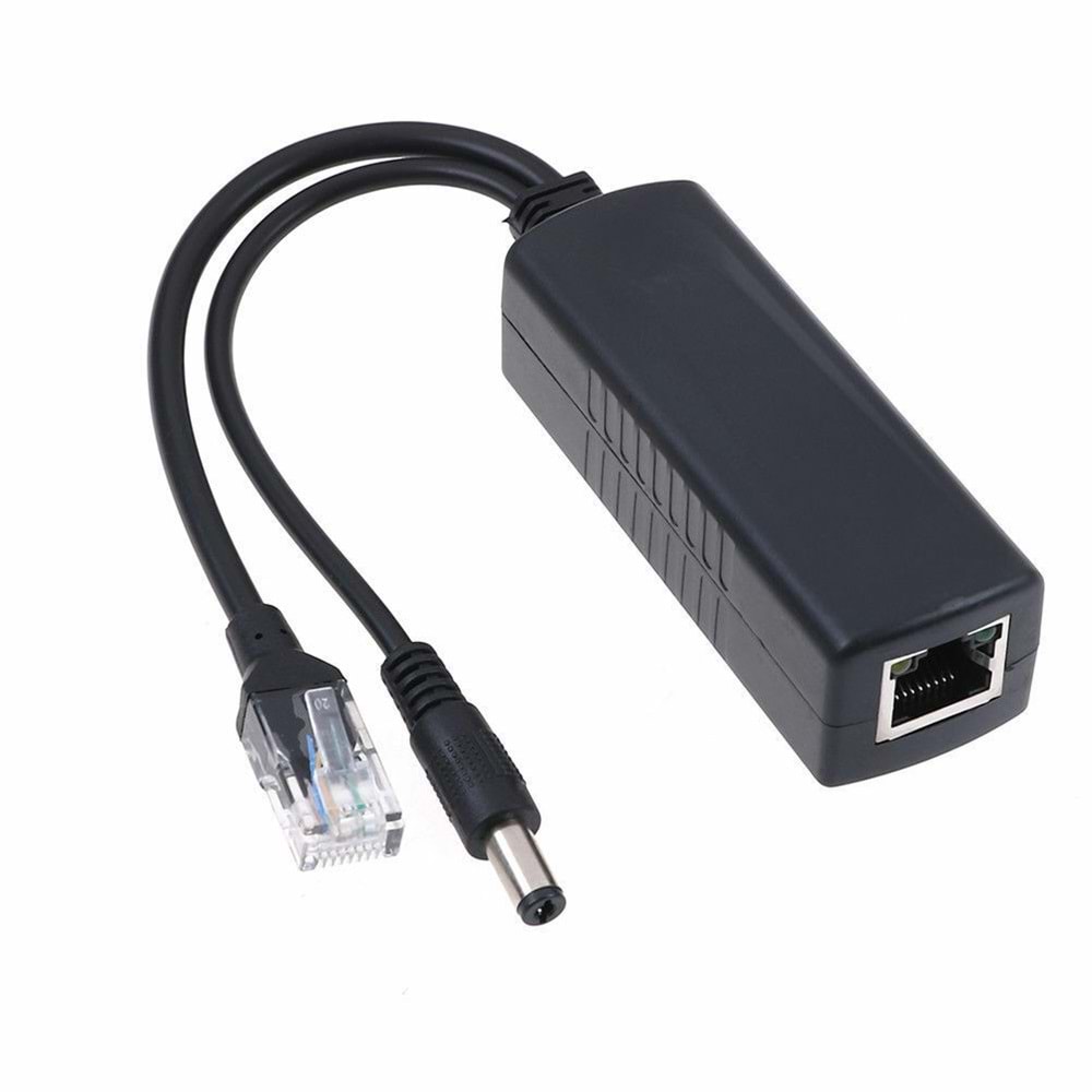 Bawerlink LS-POE-1210EL 48V IP Kamera İçin Actıve POE Enjektör POE Adaptör Set
