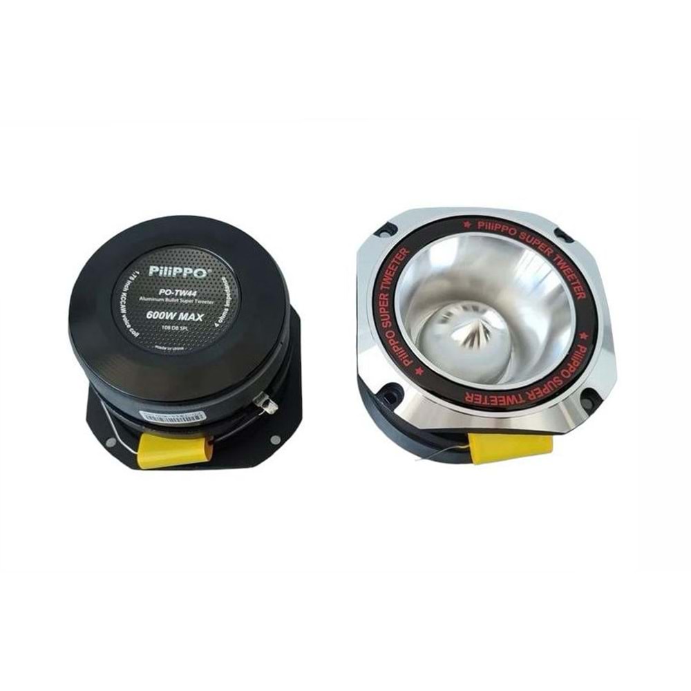 Pilippo PO-TW44 600 Watt Süper Bullet Oto Tweeter