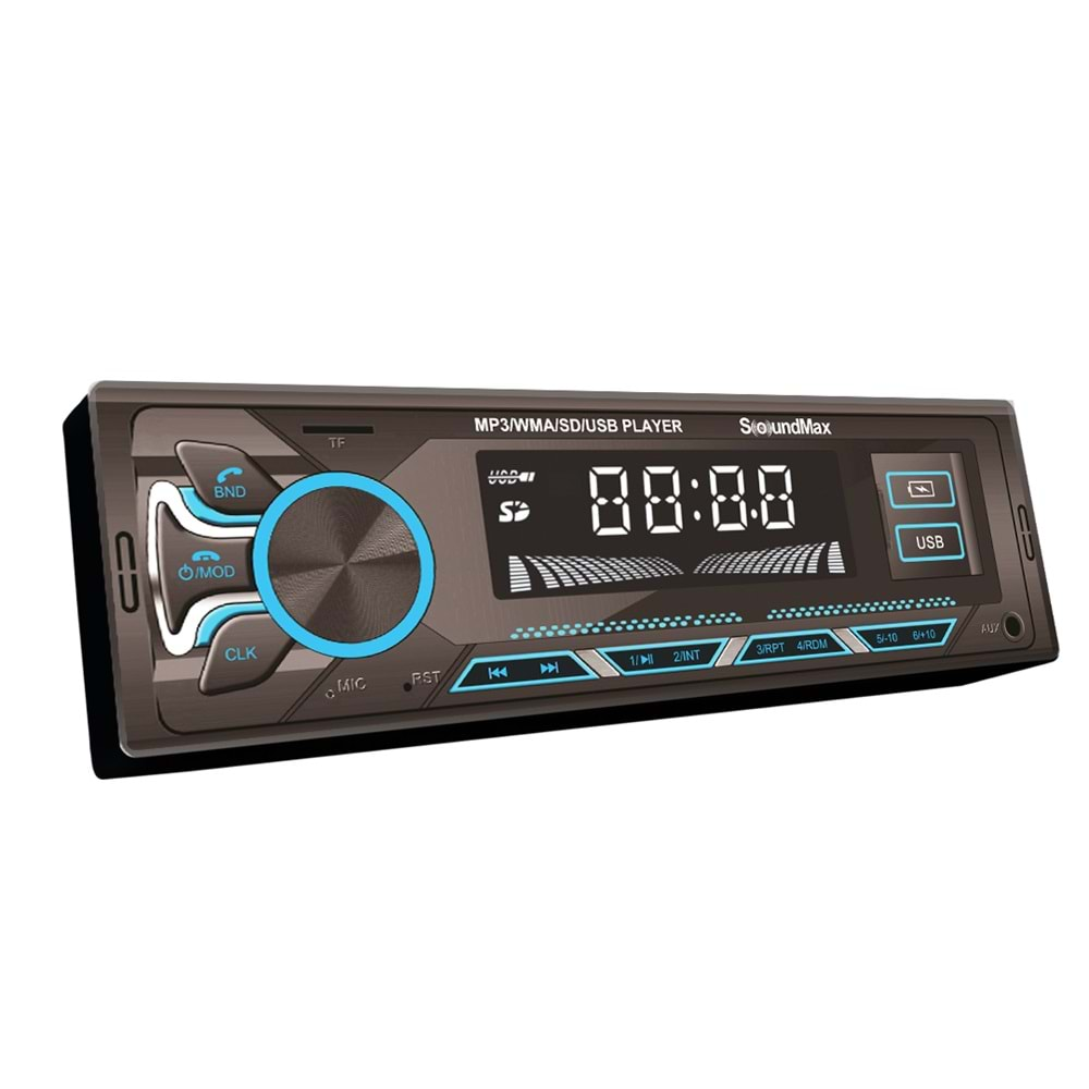 Soundmax SX-MX7G Bluetooth Çift Usb/Sd/Fm Oto Teyp