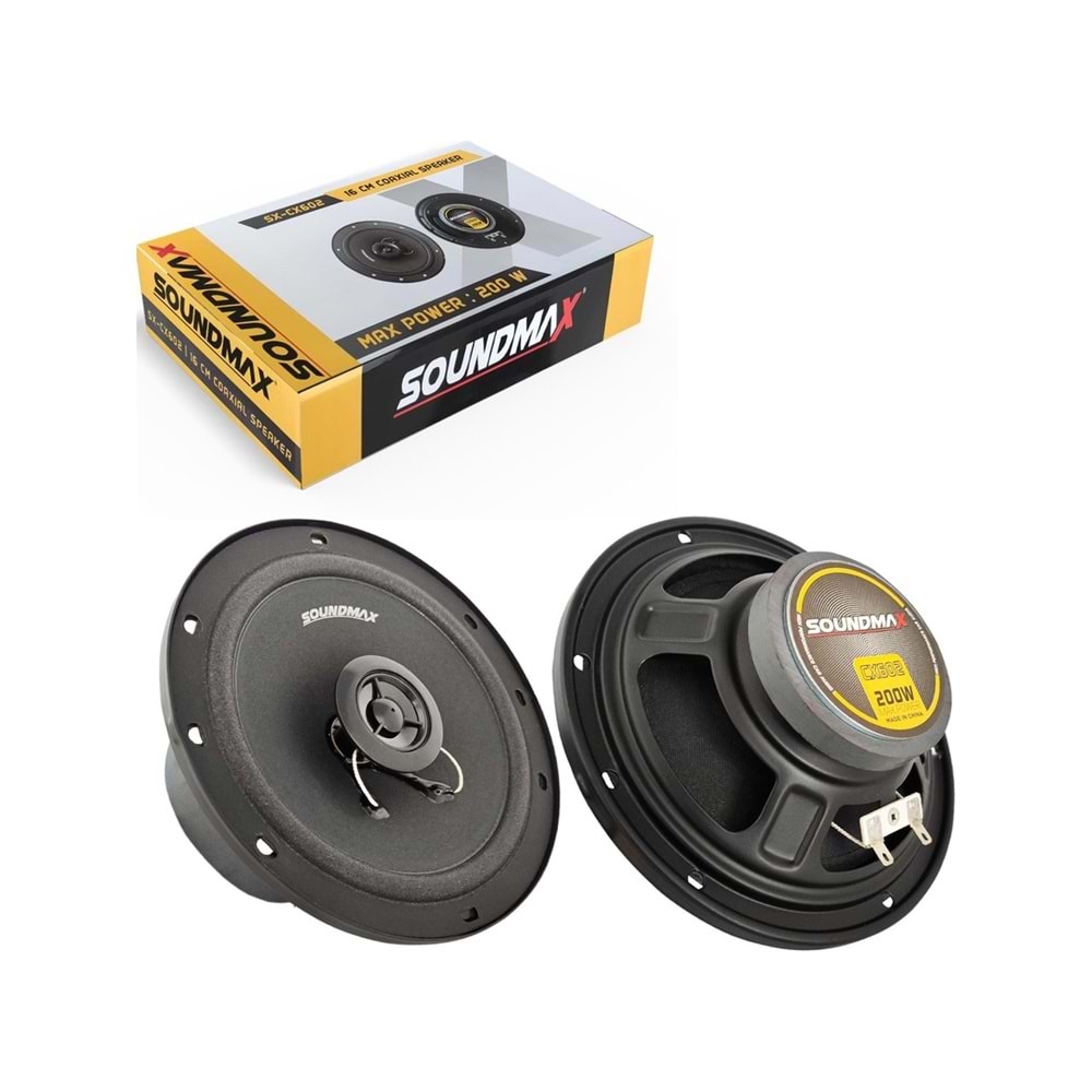 Soundmax SX-CX620 16 Cm 200 Watt Tweeterli Oto Hoparlör