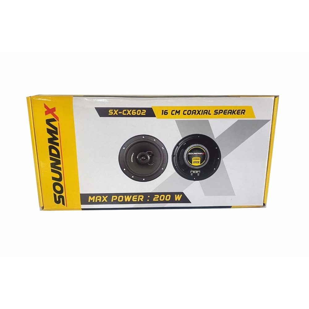 Soundmax SX-CX620 16 Cm 200 Watt Tweeterli Oto Hoparlör
