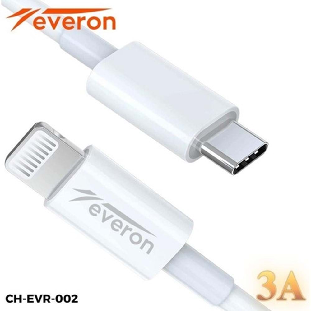 Everon EVR-002 3,4A Usb-C to Lıghtnıng 25w Max Şarj Cihazı