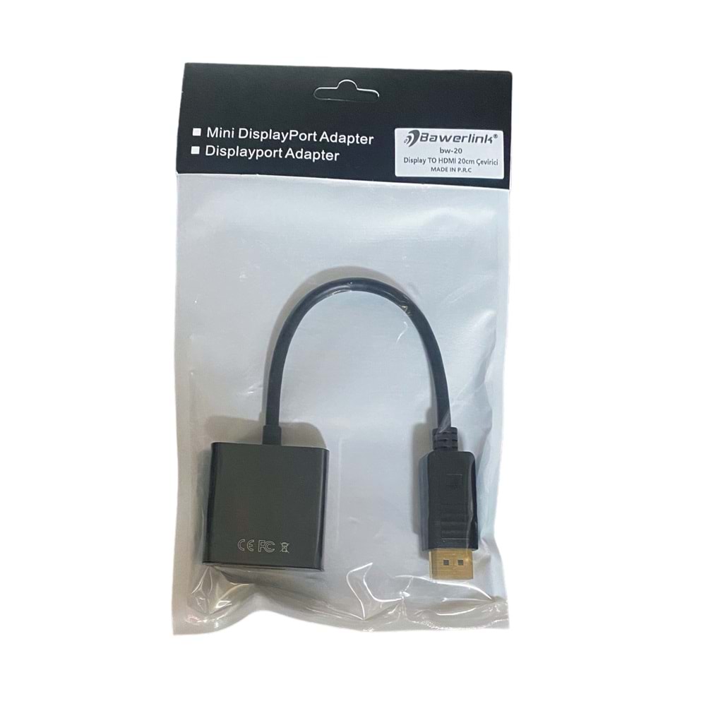 Bawerlink BW-20 Display TO HDMI 10cm Çevirici