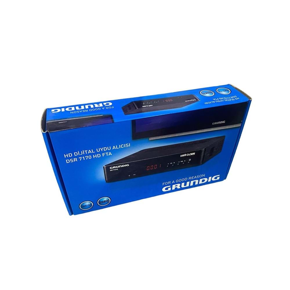 Grundig DSR 7170 Hd Fta Dijital Uydu Alıcı