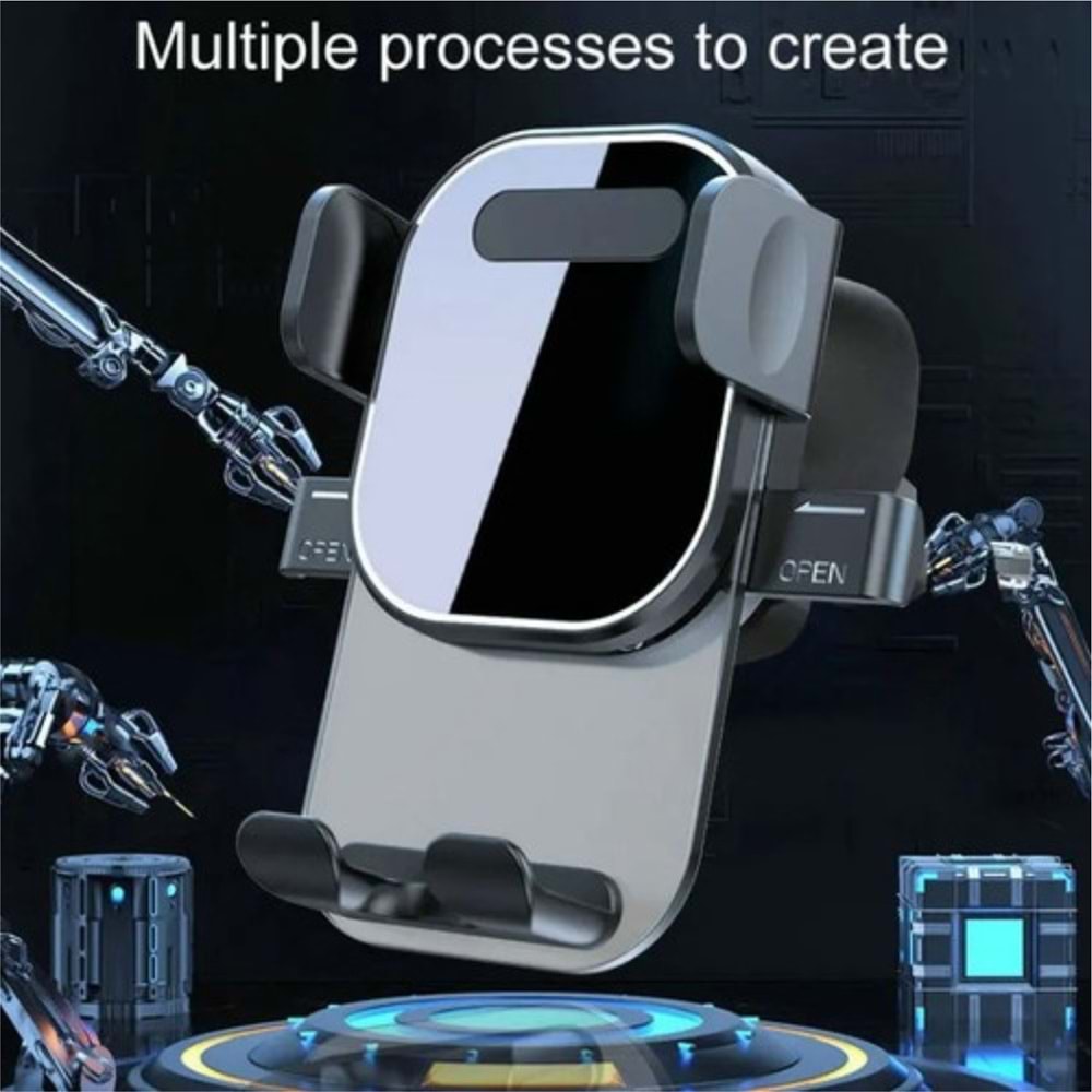 Powerway TT49 Araç İçi Petek Için Kıskaçlı Destekli Telefon Tutucu