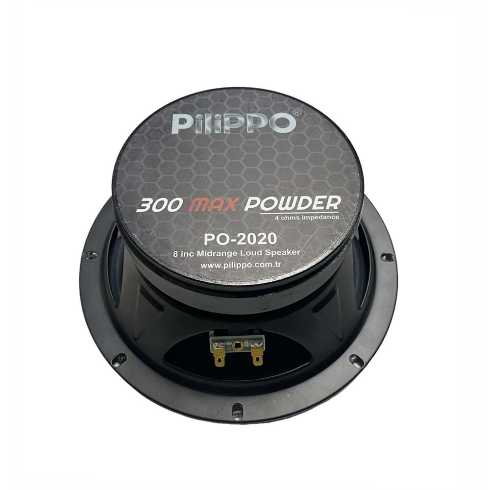 Pilippo PO-2020 20 cm 300 Watt Mıdrange Oto Hoparlör