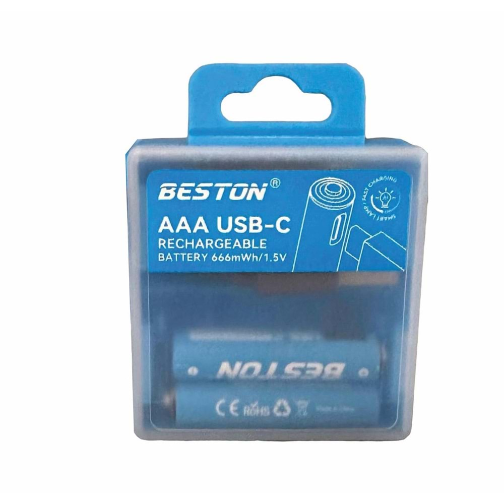 Beston PS-01C AAA 2X Usb Kalem Pil 2