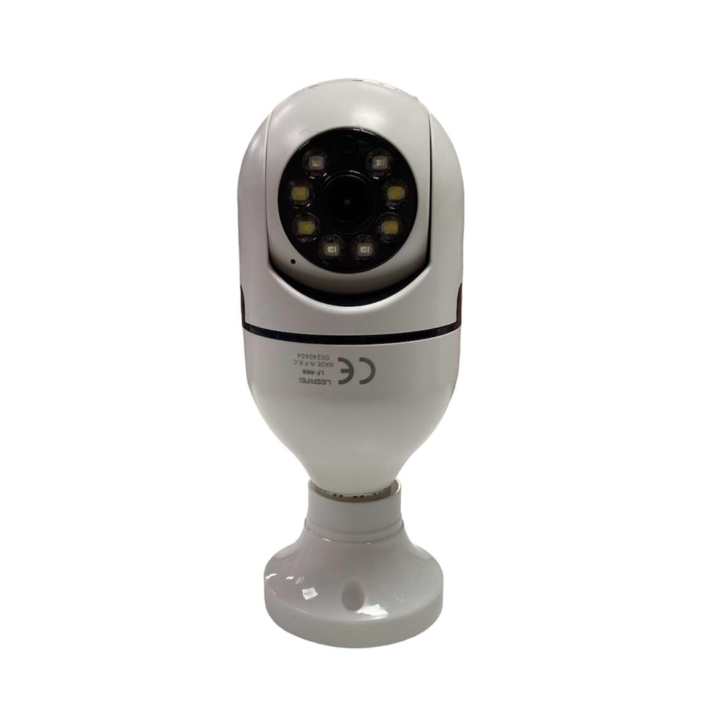 Leefrei LF-H68 İp Wifi Full Hd 8 Led Gece Görüşlü Hareketli Kamera