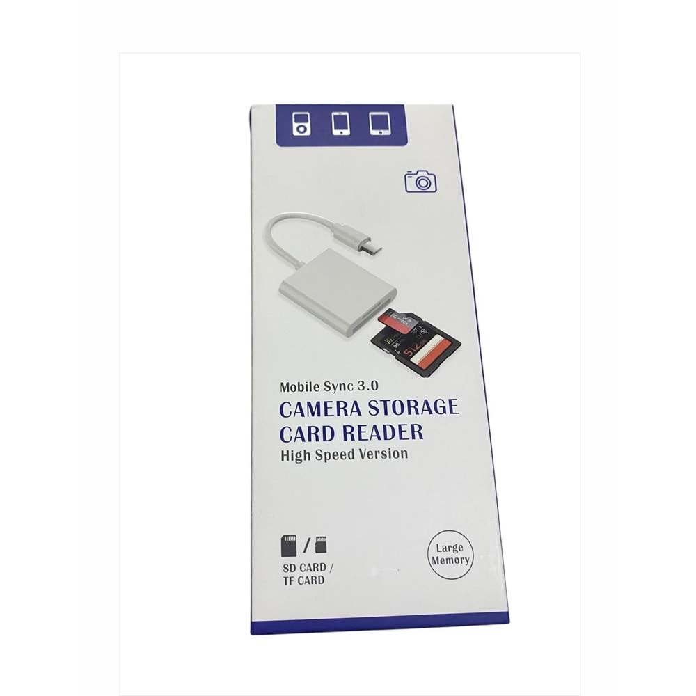 Bawerlink BW-010 Type-C SD Camera Reader SD Micro SD Kart Okuyucu Kablo Adaptör