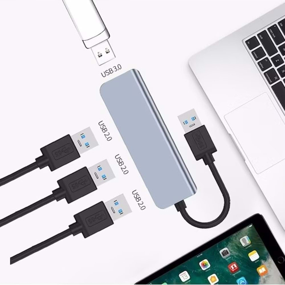 Bawerlink BW-2025 4 Portlu Usb 3.0 Hub Usb Çoklayıcı