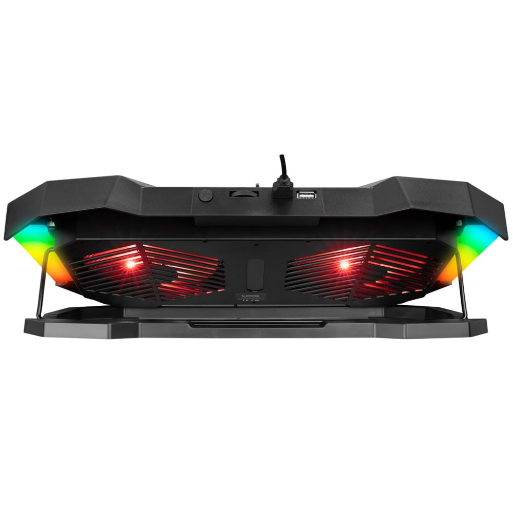 Addison Rampage AD-RC11 SPIDER Siyah 2 Fan 2 USB RGB Işıklı 15