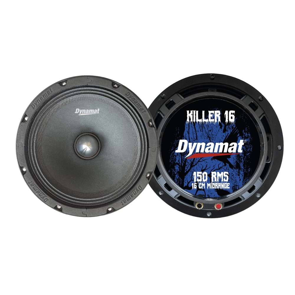 Dynamat KILLER 16 Cm 250 Rms Mıdrange Oto Hoparlör