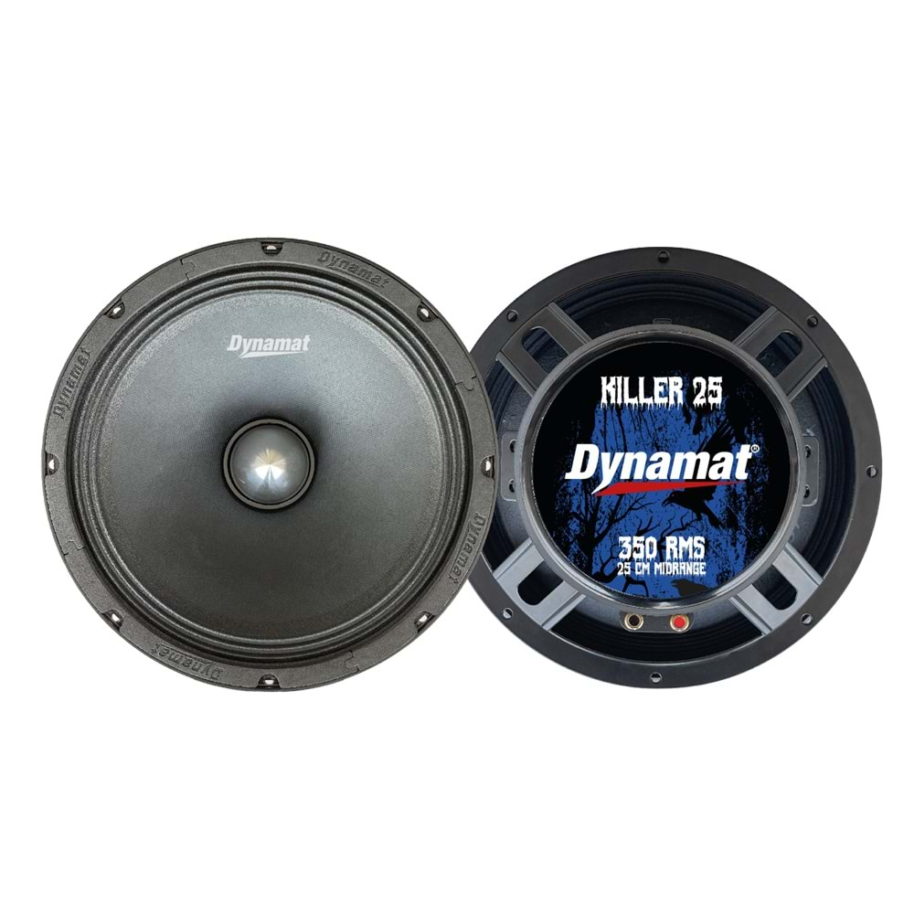 Dynamat KILLER 25 Cm 250 Rms Mıdrange Oto Hoparlör