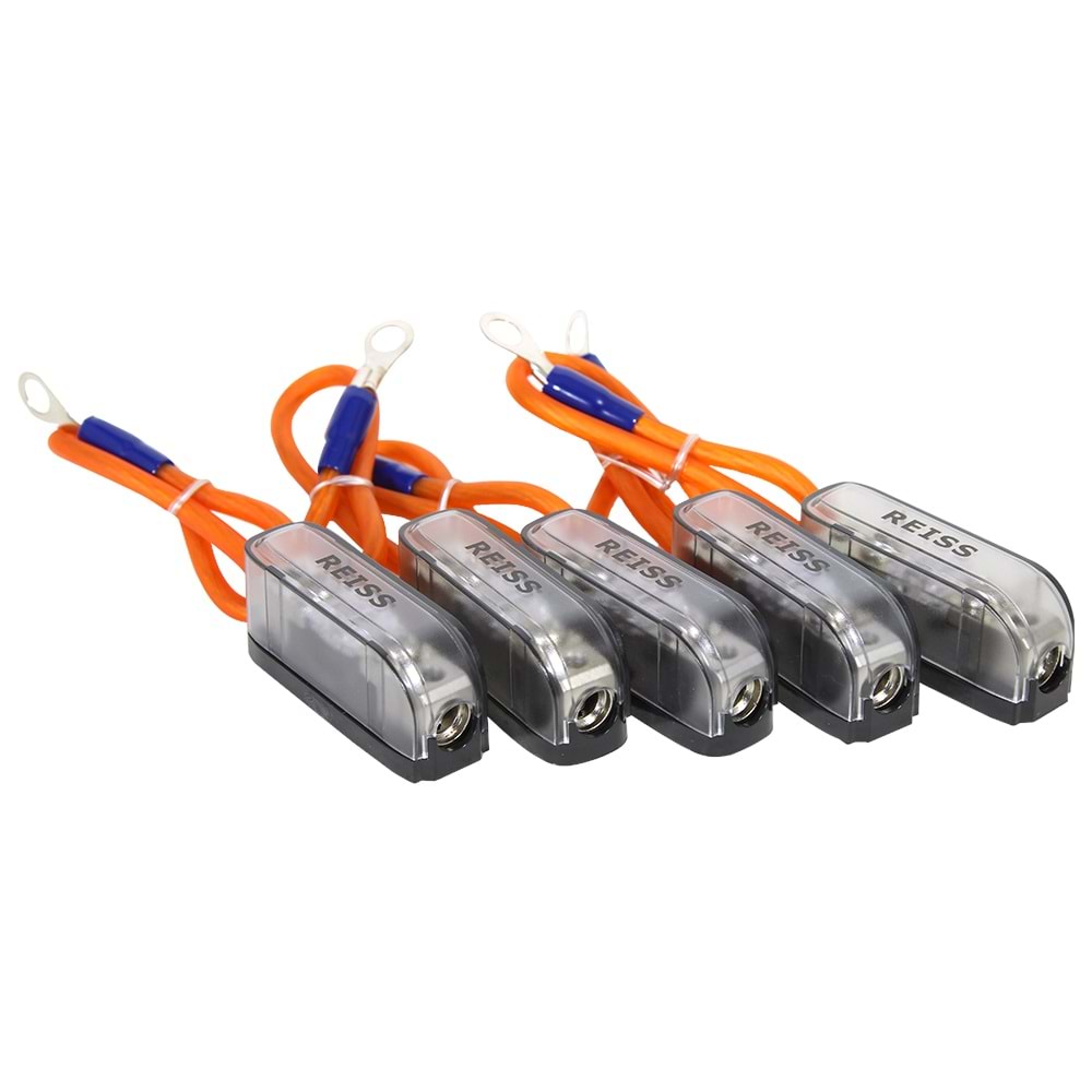 Reıss Audıo RS-PX4GA+AFS100A 4Ga+100A Sigorta kutusı 5 li Paket