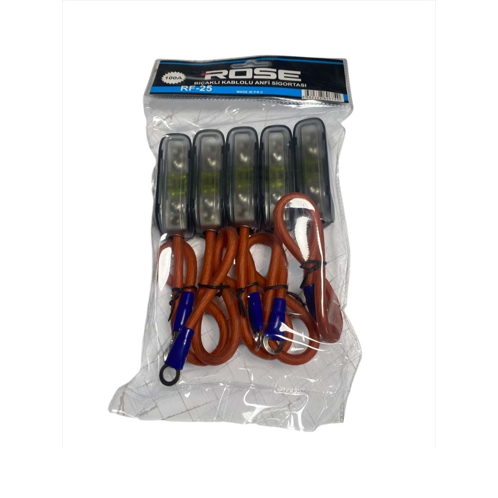 Rose RF-25 80 Amper Sigorta 5 Li Paket