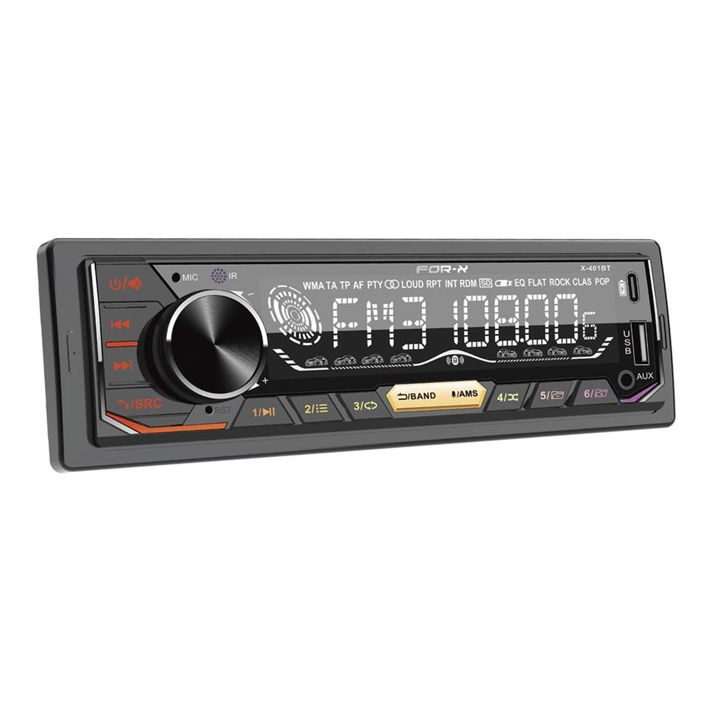 For-X X-401TB USB/SD/FM Bluetooth Oto Teyp