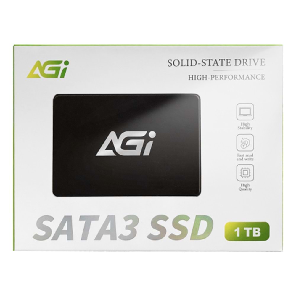 Agi AGI1K0GIMAI238-CB 1TB 3D NAND SATA 2,5 550MB/500MB Dahili SSD