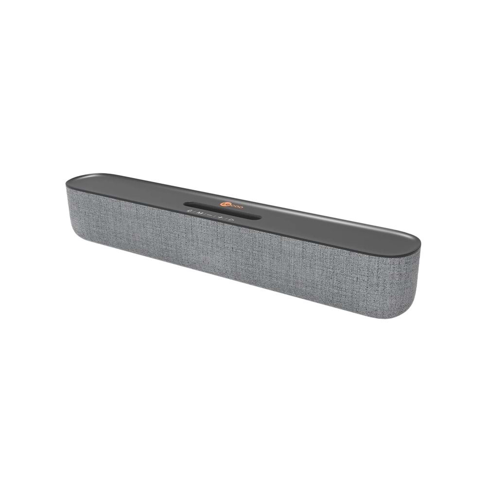Lecoo DS108 Kablosuz Bluetooth 10W Soundbar Taşınabilir Stereo Hoparlör Siyah/Beyaz